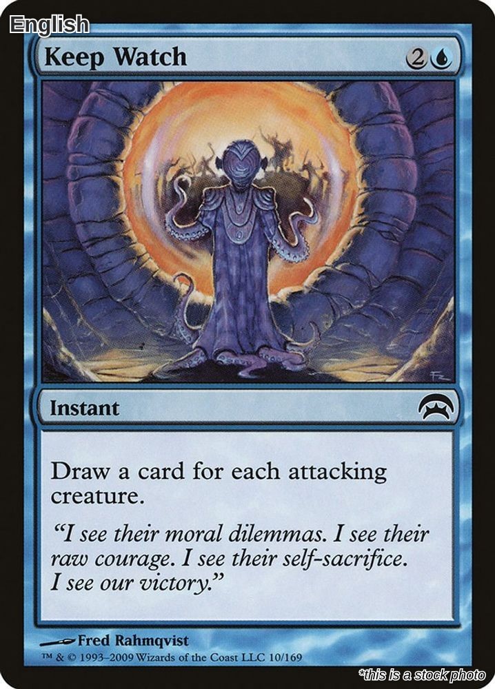 Magic Keep Watch 10 Common Planechase NM