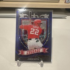 2021 Panini Chronicles - Crusade Blue Velocity #18 Juan Soto