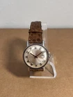Vintage 1973 Timex Mercury Mechanical Watch Champagne Sunburst Dial Running