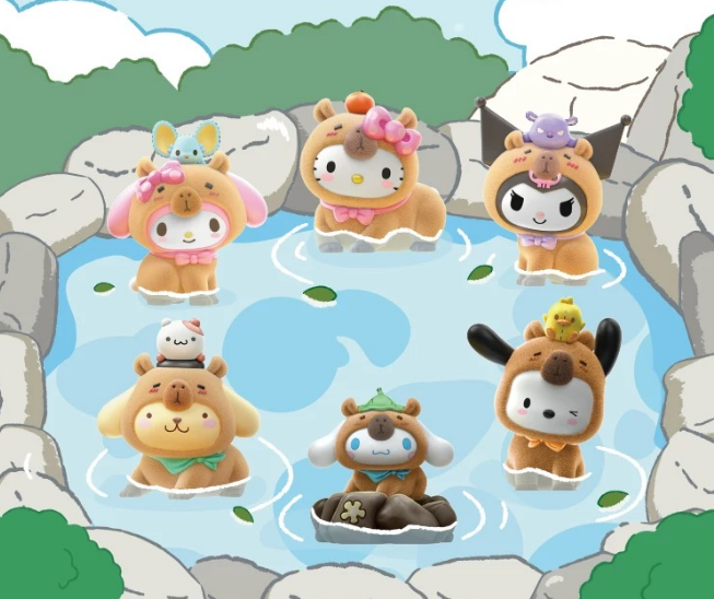 MINISO Sanrio Characters Capybara Series Blind Box Figure Toy Gift