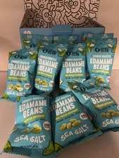 The Only Bean Crunchy Dry Roasted Edamame Snacks (Sea Salt), Keto Snack Food