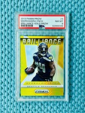 2013 Prizm Marshawn Lynch Brilliance Prizms Gold #/10 Seahawks PSA 8 POP 1