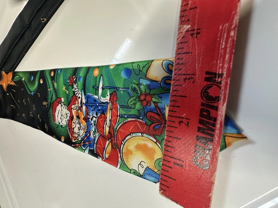 Jerry Garcia "Feliz Navidad" Guitarra Batería Música Corbata #62 Foto 3 de 4