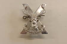 MILITARY BADGE HIGHLAND BRIGADE SCOTTISH VOLUNTEERS 5.25CMS X 4CMS (4147)