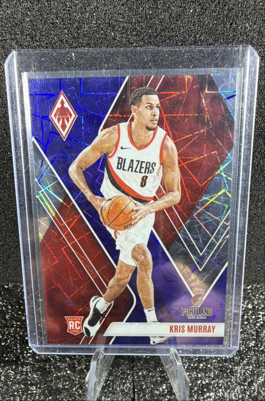 2023-24 Phoenix - Kris Murray #267 Blue Lazer Phoenix 008 /275 (RC) JERSEY MATCH