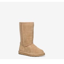 Bearpaw Women's Lydia II Boot CHESTNUT SUEDE LINED BOOTS Brown Sz 4 youth