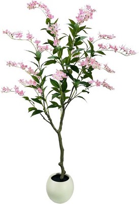 180cm Pink Artificial Faux Flower Tree for Indoor Home Office & Venue Decoration