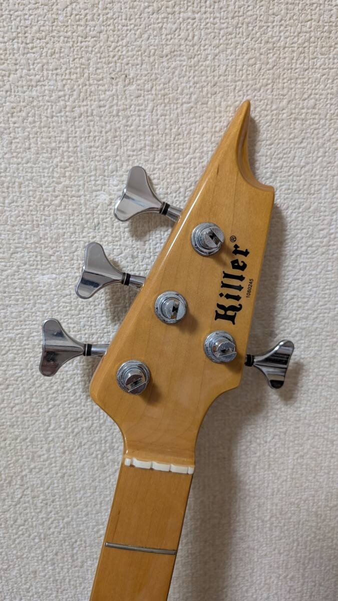 Killer KB-Impulss PJ Electric Bass Guitar Black With Minor