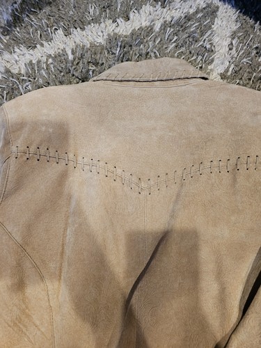 Vintage ROPER Jacket Womens Medium Tan Western Cowboy Ranch Coat - Picture 17 of 20