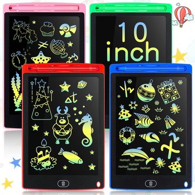4 Pieces 10 Inch LCD Writing Tablet Doodle Board Electronic Toy Colorful Scre...