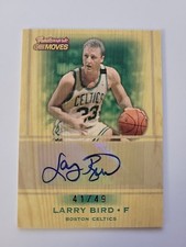 Larry Bird /49 Auto 2007-08 Topps Trademark Moves TI-LB