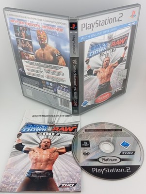 PS2 | WWE SmackDown vs. Raw 2007 Platinum | Sony PlayStation 2 | mit Anleitung