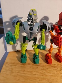 LEGO (LOT of 2) Bionicle Tahu 8534 Lewa or Toa For Parts 