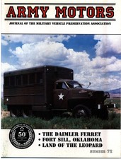 Daimler Ferret, Fort Sill, Oklahoma, John Geesink, Summer 1995 Army Motors #72
