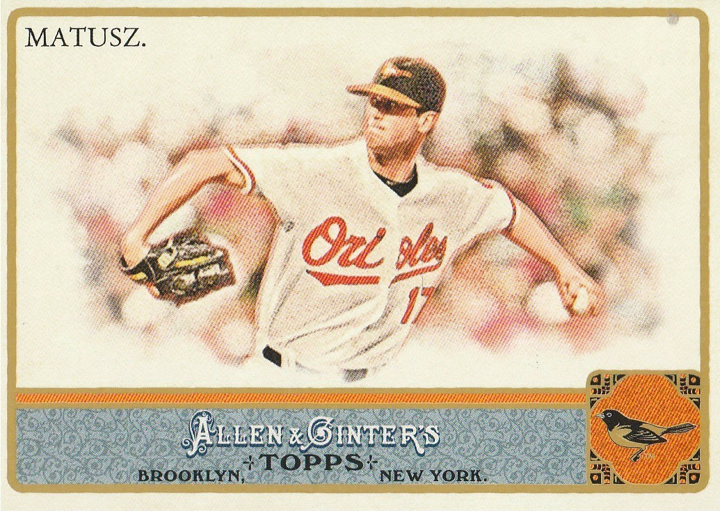 2011 Topps Allen and Ginter #317 Brian Matusz SP