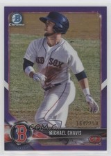 2018 Bowman Chrome Prospects Purple Refractor 164/250 Michael Chavis #BCP223 6f8