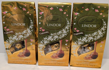 (3) Lindt Lindor Caramel Milk Chocolate Truff...
