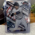 Topps 2018 Bowman's Best Aaron Judge Insert Card #tp 28 atomic Refractor rookie