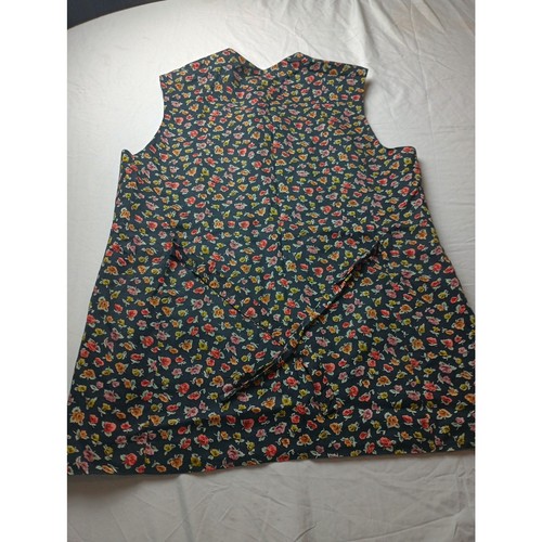 Herman Geist Floral Button Vest Women Size XL Boho Cottagecore - 第 5/5 張圖片