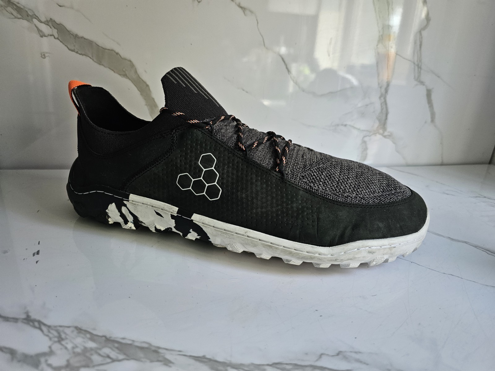 VIVOBAREFOOT TRACKER LOW FG2 UK 12 EU 47 MENS BLACK GREY HIKING TRAINERS SHOES image 2