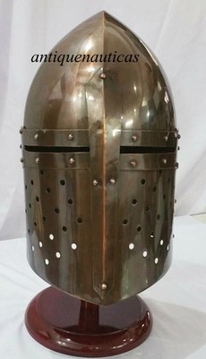 Zuckerhut Helm uralte Rüstung Rüstung Mittelalter Ritter Zuckerhut Larp /reenact