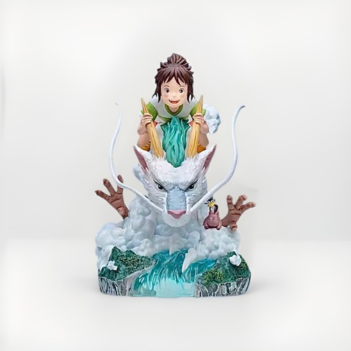 CHIKARA Studio Spirited Away Miyazaki Hayao Statue bemalt H16cm Neu - Bild 1 von 5