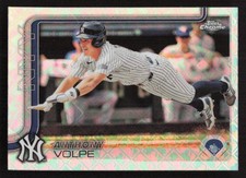2025 Topps Chrome Logofractor Edition Anthony Volpe #162 Card