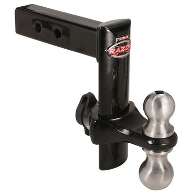 Trimax Razor 8 In Powder Coated Black Drop Hitch Lock Universal TRZ8PB