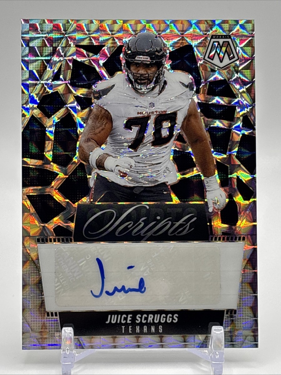 2025 Panini Mosaic Juice Scruggs Scripts Mosaic Prizm Auto #SCR