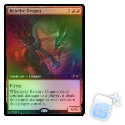 FOIL BALEFIRE DRAGON Ultimate Masters: Box Topper Magic MTG MINT