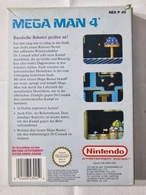 Nintendo Nes MEGA MAN 4 NES TOP OVP Sammlerzustand !!!