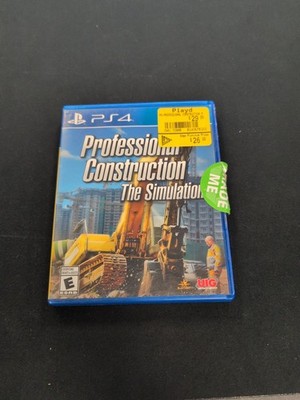 Professional Construction The Simulation PlayStation 4 PS4 Complete