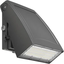 60W LED Wall Pack Light with Dusk-To-Dawn Photocell, 0-90° Adjustable Full Cutof