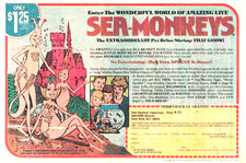 VINTAGE ADVERTISING SEA-MONKEYS LIVE EXTRAORDINARY PET BRINE SRIMP THAT GROW '80