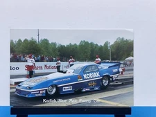 Vintage King Richard Tharp Kodiak Blue Max Funny Car IHRA Post Card