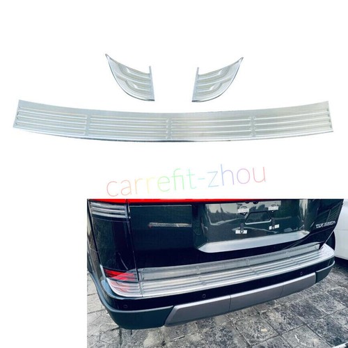 For Lexus GX GX550 2024 2025 Steel Rear Bumper Guard Trunk Sill Protector Silver - Picture 7 of 10