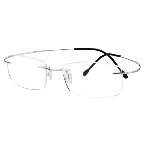 Lentes transparentes con marco de gafas flexibles ópticas sin montura de titanio puro de lujo - Imagen 13 de 31