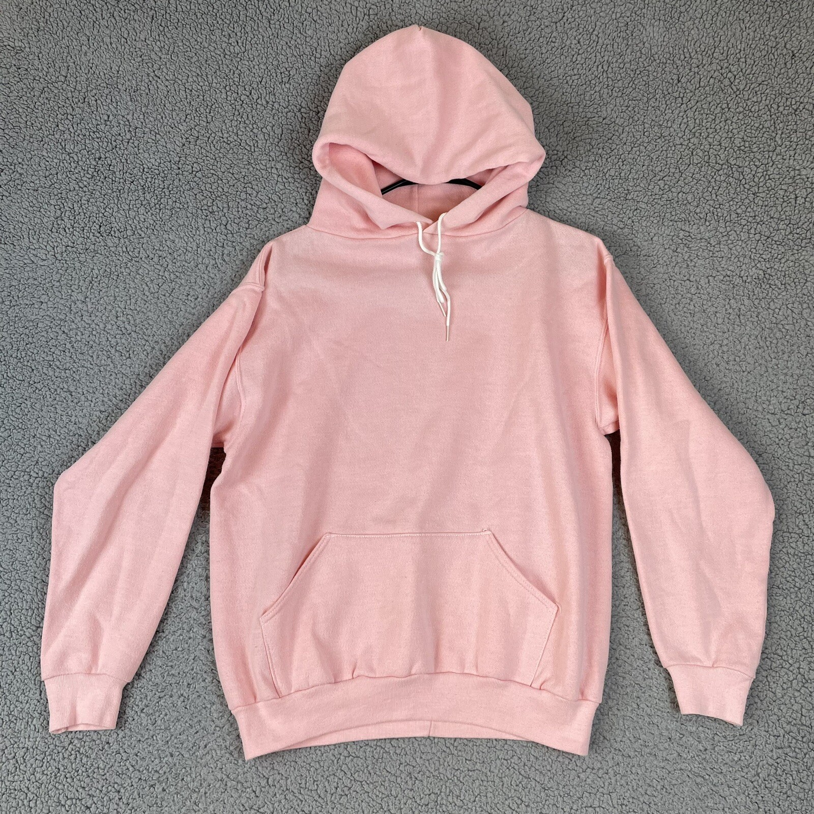 Vintage Russell Hoodie Men's Medium Pink 70's Made In USA Sweatshirt Blank  | eBay
