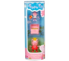 Princess PEPPA PIG Figures: PEPPA and Sir GEORGE Character Options Ltd. 3+ NiB