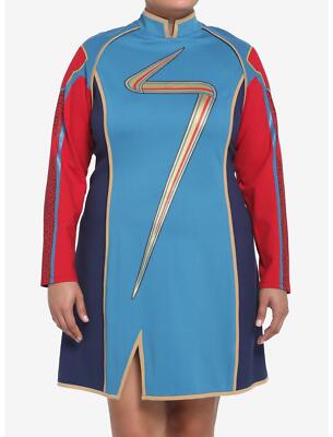 Her Universe Hot Topic Exclusive Ms. Marvel Women's Costume Dress (PlusSize 0-5)