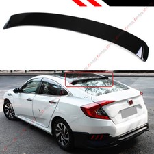 For 2016-2021 Honda Civic 4dr Sedan Glossy Black Rear Window Roof Spoiler Ver.2
