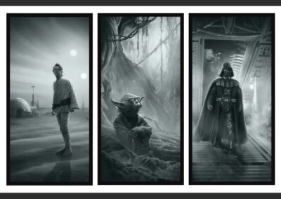 Bottleneck Gallery Kevin Wilson Star Wars Trilogy Variant SET In Hand LE