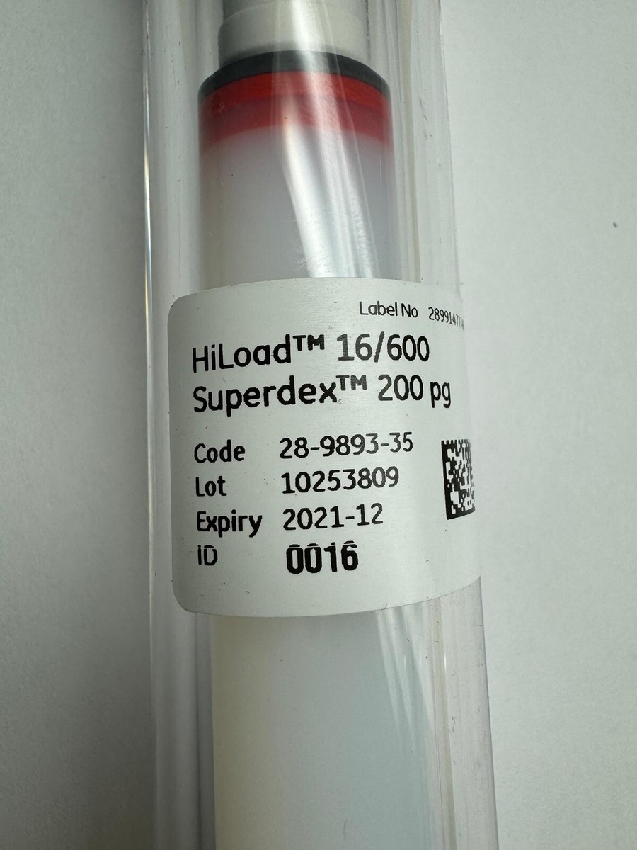 Cytiva Code 28-9893-35 HiLoad 16/600 Superdex 200pg SEC Columns | eBay