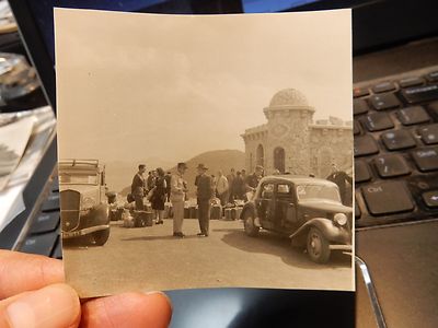 FRONTEIR FRANCO Spanien 1945 Ära PRIVATFOTO 80x90mm ISH T