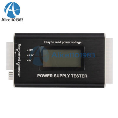 Digital Power Supply Tester Check 20/24Pin Diagnostic test Tool for PC Computer