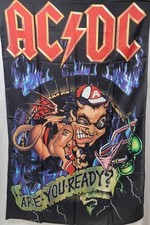 BELLISSIMA BANDIERA DA CAMERA AC/DC ALLESTIMENTO PUB BIRRERIA LOCALE AC DC TNT