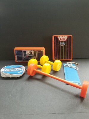Vintage Dolly And Me Zima Doll workout exercise Toys 16-18'' dolls scale boombox 