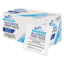 UpTo 3000 Sterile Alcohol Prep Pad box wipes topical antiseptic medical Dental