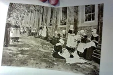 1904 2 Original Lithograph Max Liebermann Orphanage Old Men's House Amsterdam + Text