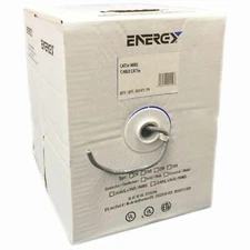 500 ft. Grey Solid CAT5e (350MHz) Network Cable - FT4 (CM/G)